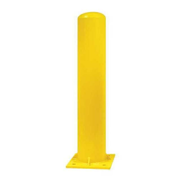 Manufacturer Varies Bollard ,36 in H,Yellow ,Carbon Steel IBB06040-Y-D