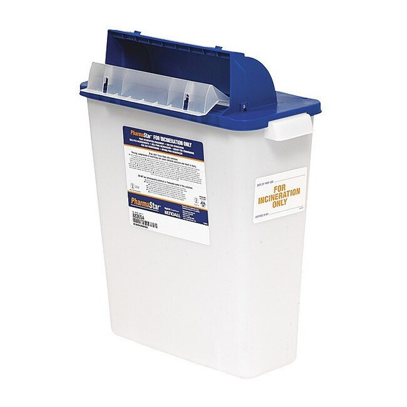 Covidien Sharps Container,2 Gal.,Hinged Lid,PK5 KKPS100820