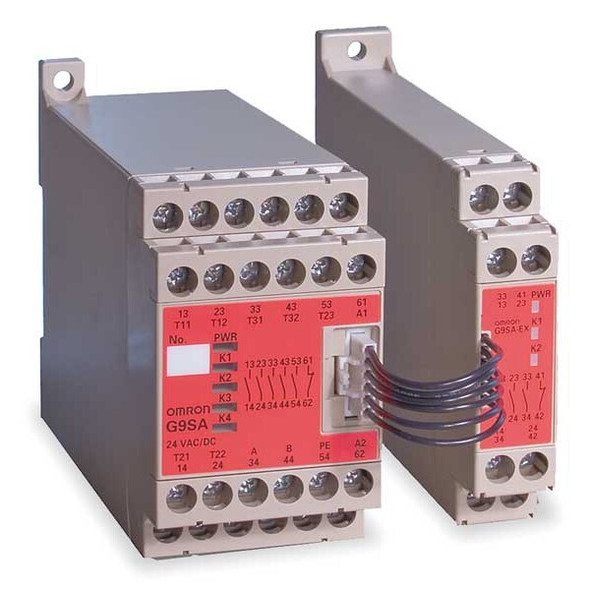 Omron Safety Monitoring Relay,DIN Rail,2.5VA G9SA-301 AC/DC24