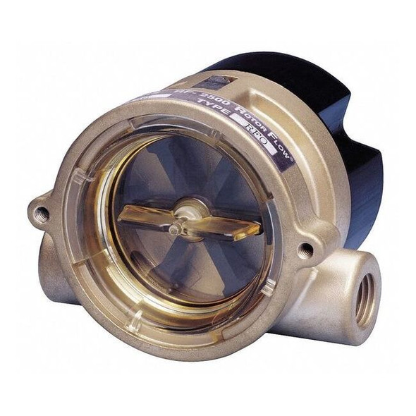 Gems Sensors Flow Rate Monitor,Rotor,30 GPM Max RFO, 194761