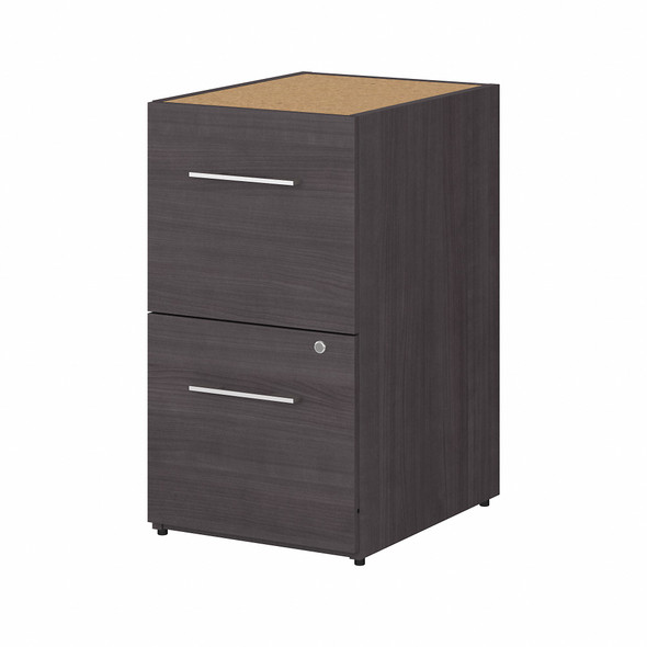 Bush Business Furniture Office 500 16W 2 Drawer File Cabinet - Assembled OFF216SGSU