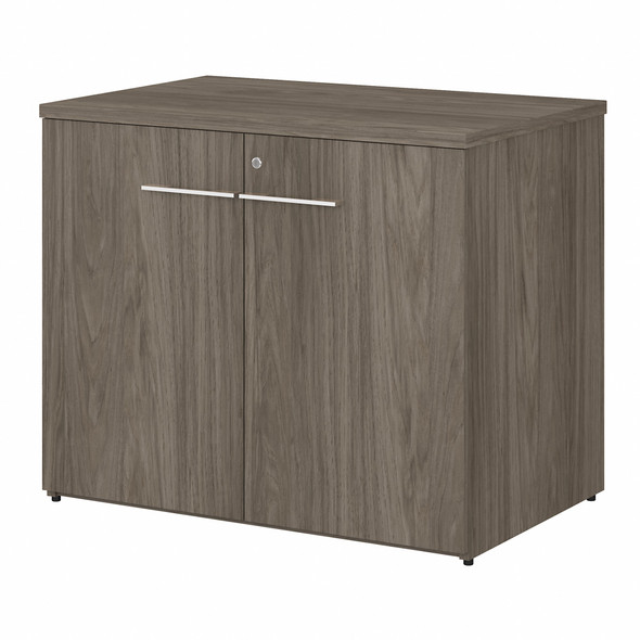 Bush Business Furniture Office 500 36W Storage Cabinet with Doors - Assembled OFS136MHSU