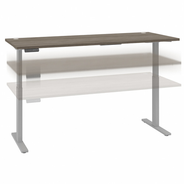 Move 60 Series by Bush Business Furniture 72W x 30D Height Adjustable Standing Desk M6S7230MHSK