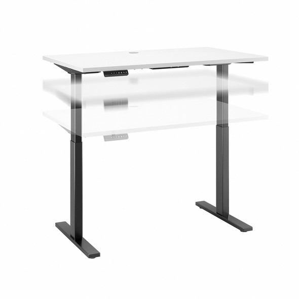 Move 60 Series by Bush Business Furniture 48W x 24D Electric Height Adjustable Standing Desk M6S4824WHBK