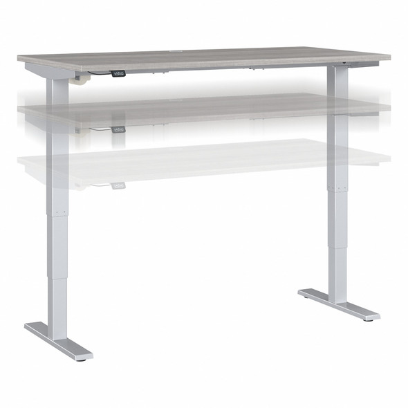 Move 40 Series by Bush Business Furniture 60W x 30D Electric Height Adjustable Standing Desk M4S6030PGSK