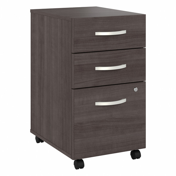 Bush Business Furniture Studio A 3 Drawer Mobile File Cabinet - Assembled SDF216SGSU-Z