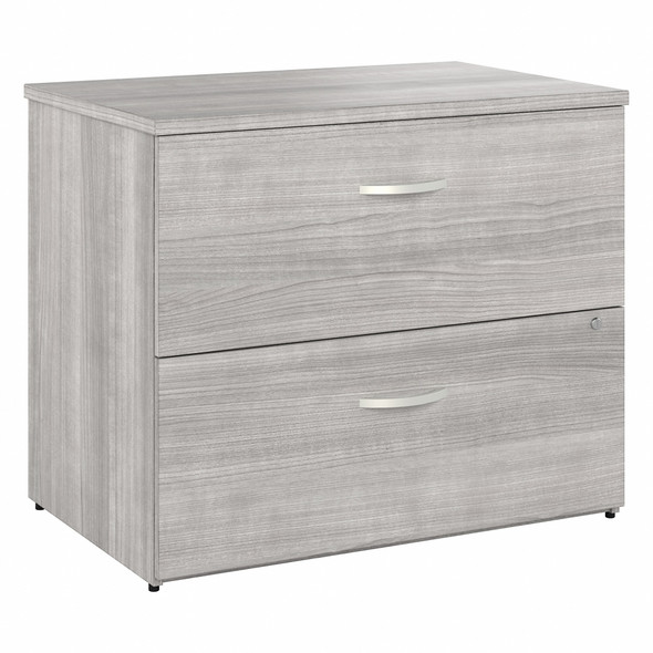 Bush Business Furniture Hybrid 2 Drawer Lateral File Cabinet - Assembled HYF136PGSU-Z