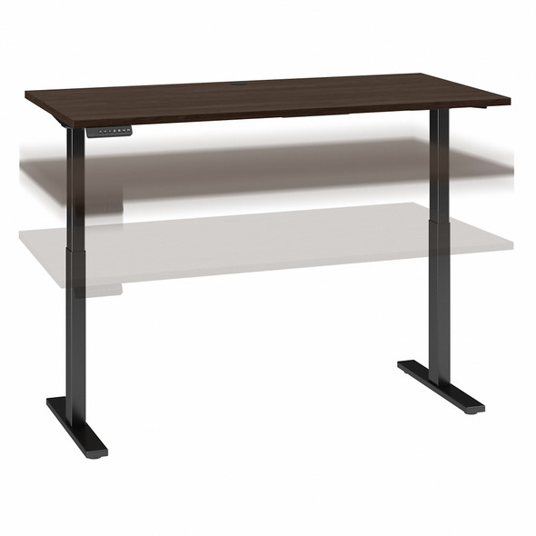 Move 60 Series by Bush Business Furniture 60W x 30D Electric Height Adjustable Standing Desk M6S6030BWBK