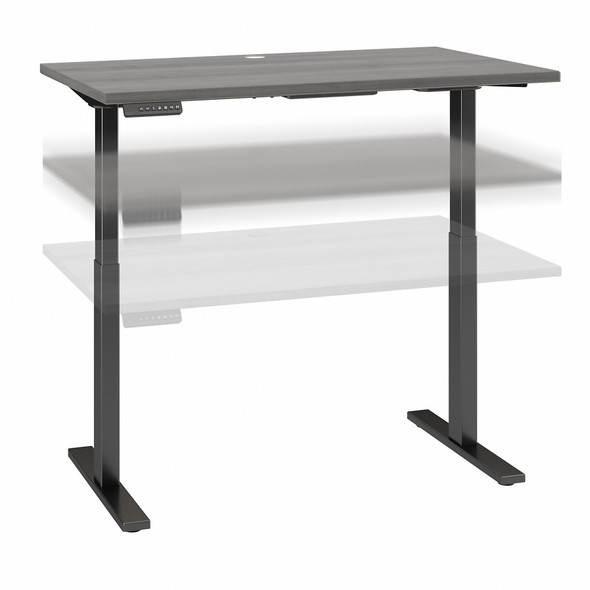Move 60 Series by Bush Business Furniture 48W x 24D Electric Height Adjustable Standing Desk M6S4824PGBK