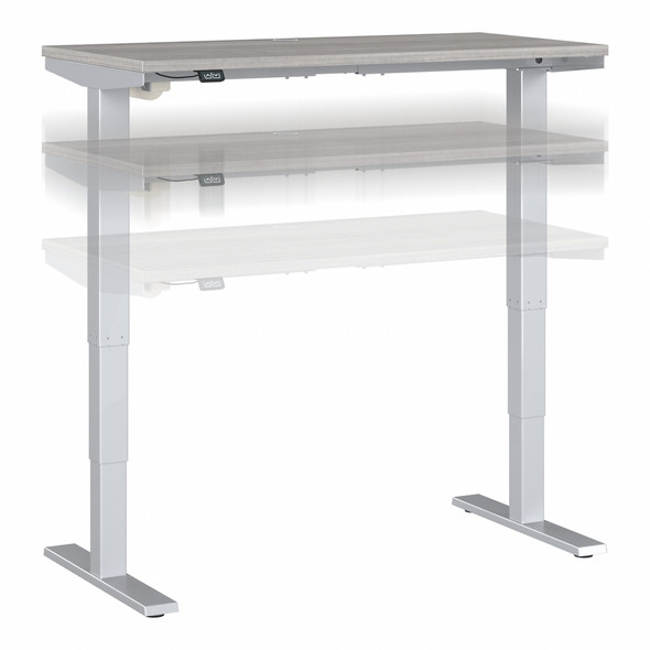 Move 40 Series by Bush Business Furniture 48W x 24D Electric Height Adjustable Standing Desk M4S4824PGSK