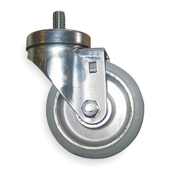 Wesco Swivel Caster,3 1/2 In,Mold On Rubber 108457 Wesco Swivel Caster,3 1/2 In,Mold On Rubber 108457