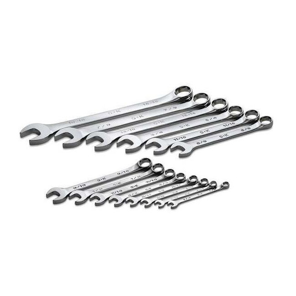 Sk Professional Tools Combo Wrench Set,Chrome,1/4-15/16,14 Pc 86124