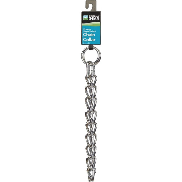 Boss Pet Guardian Gear 24 In. Chrome-Plated Steel Heavy-Weight Dog Choke Chain 12624 827626