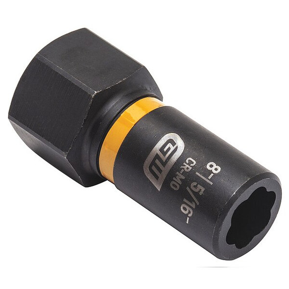 Gearwrench 1/4" Drive Bolt Biter Impact Extraction Socket 8- mm (5/16-") 84754