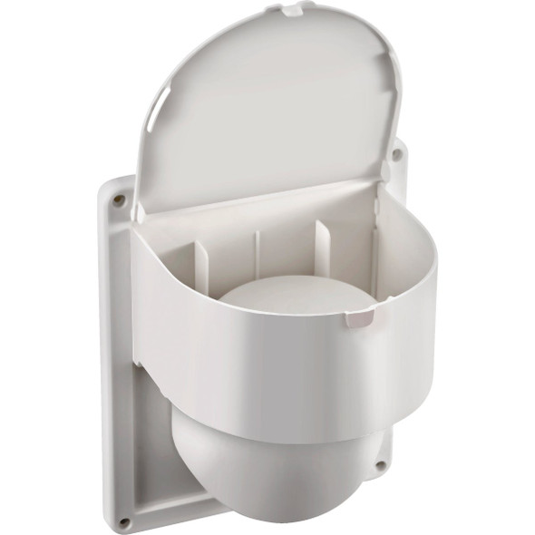 Lambro 4 In. Exhaust Wall Dryer Vent with Floating Damper Lambro 4 In. Exhaust Wall Dryer Vent with Floating Damper
