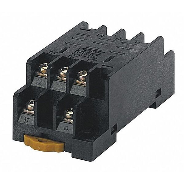 Omron Relay Socket, Square, 11 Pins, 10 A PTF11A
