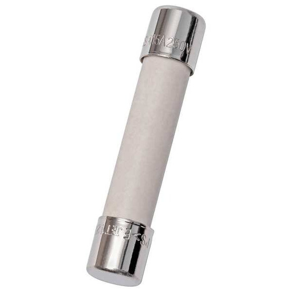 Mersen Ceramic Fuse, 15A, 10kA at 125V AC, 750A at 250V AC, 5 PK GSA15