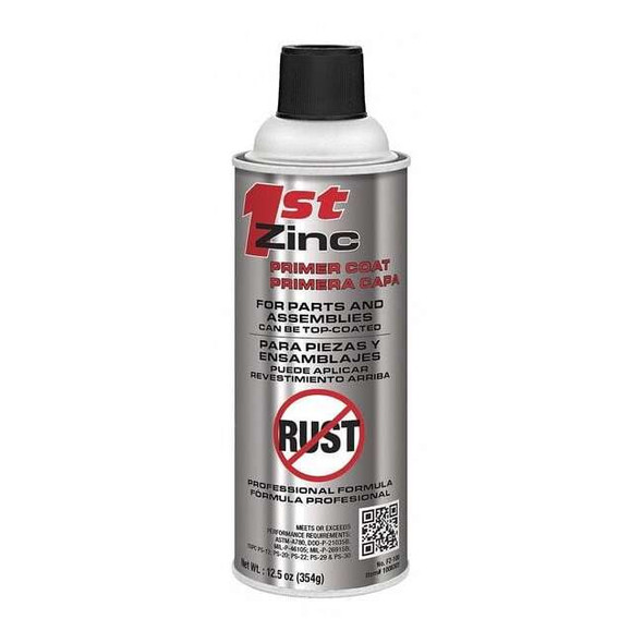 Weld-Aid 16 oz. Matte Gray Zinc Rich Galvanizing Compound FZ-100