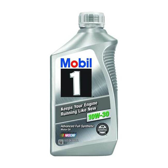 Mobil Engine Oil, Mobil 1, 10W-30, Synthetic, 1 Qt. 122319