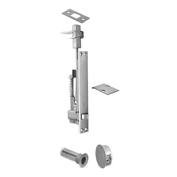 Rockwood Automatic Flush Bolt,Satin Chrome 2848.32D