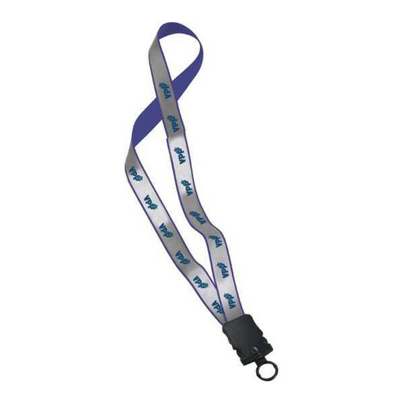 Quality Resource Group Breakaway Lanyard,16 in. H,Blue,PK10 VLY16