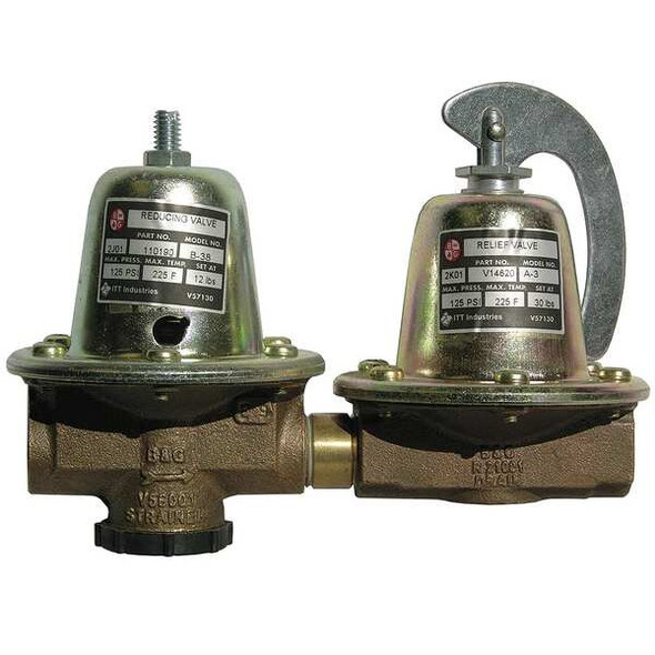 Bell & Gossett Water Pressure Reducing Valve,1/2 In. 110199LF