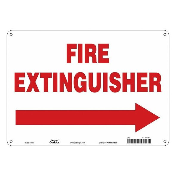 Condor Safety Sign,14" W,10" H,0.032" Thickness 469W51