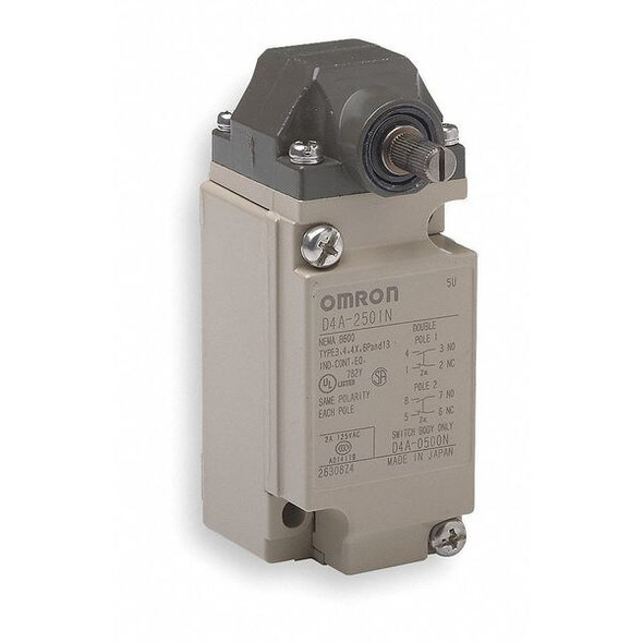 Omron PlugInLimtSwtch,RollerLeverPlungr,DPDT D4A2501N Omron PlugInLimtSwtch,RollerLeverPlungr,DPDT D4A2501N