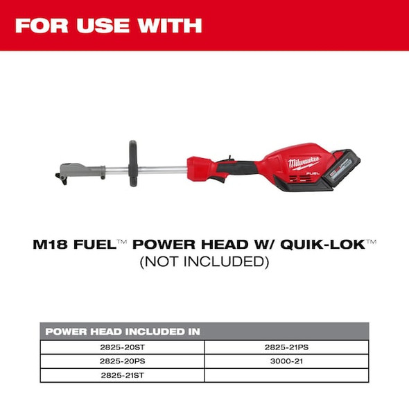 Milwaukee Tool M18 FUEL 10" Pole Saw Attachment QUIK-LOK 49-16-2720