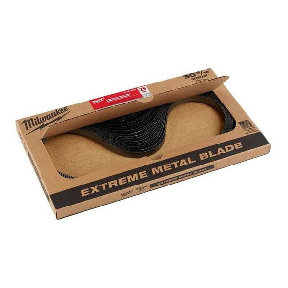 Milwaukee Tool Portable Band Saw Blade, 8/10 TPI, Metal, 25 PK 48-39-0635