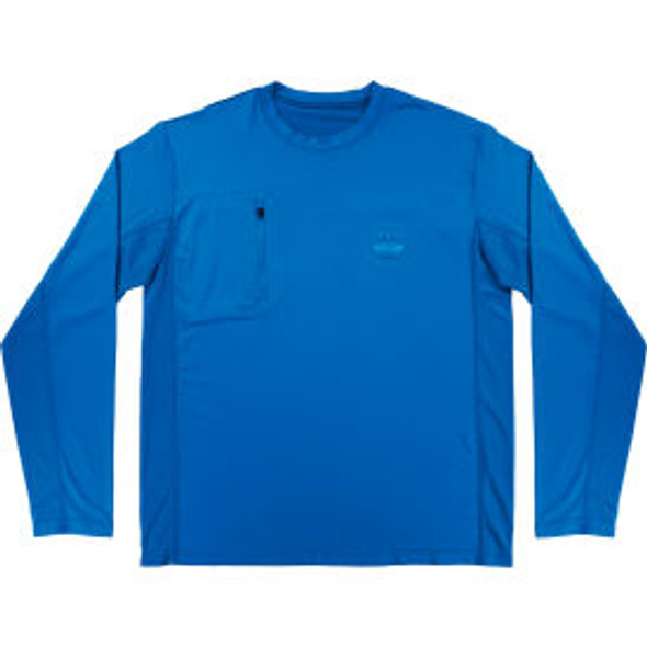 Ergodyne Chill-Its 6689 Cooling Long Sleeve Sun Shirt w/ UV Protection L Blue Ergodyne Chill-Its 6689 Cooling Long Sleeve Sun Shirt w/ UV Protection L Blue