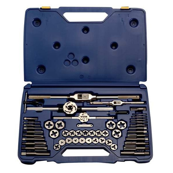 Irwin Tap/Die Set,53pc,NC,NF,NPT 24640