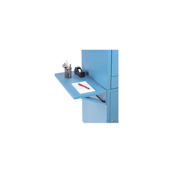 Side Shelf Kit For Global Industrial Computer Cabinet Blue Set of 2