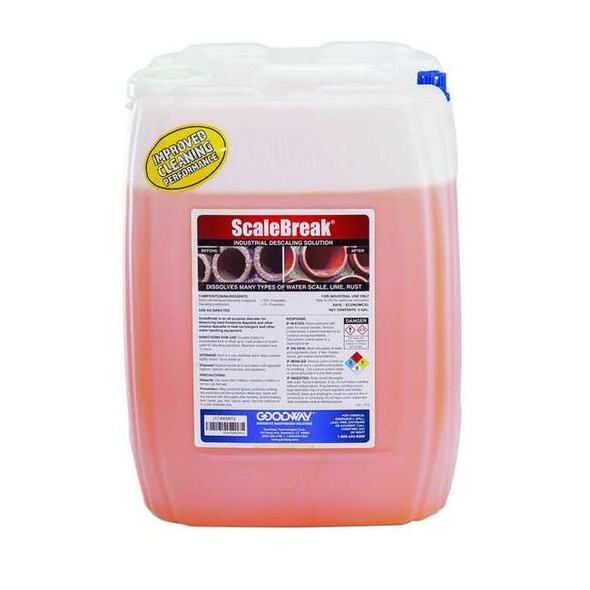 Goodway Scale Remover,Orange,5 gal,Bottle SCALEBREAK-5