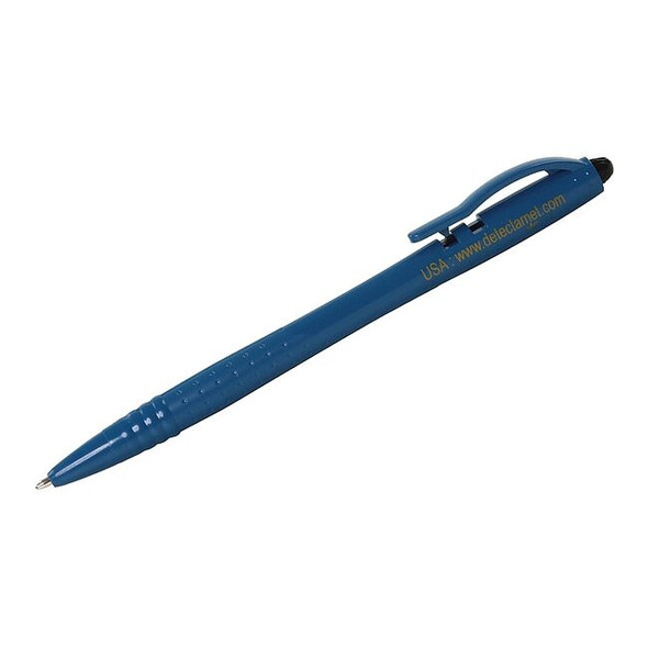 Metal Detectable Economy Retractable Pen,Black Ink,W/Clip,Pk50