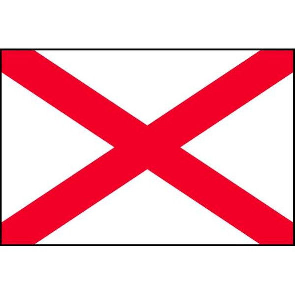 Annin Flagmakers Alabama State Flag,3x5 Ft 140060