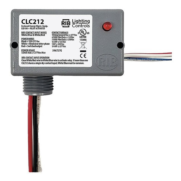 Functional Devices-Rib Closet Light Controller, Door, Gray, 120VAC CLC212