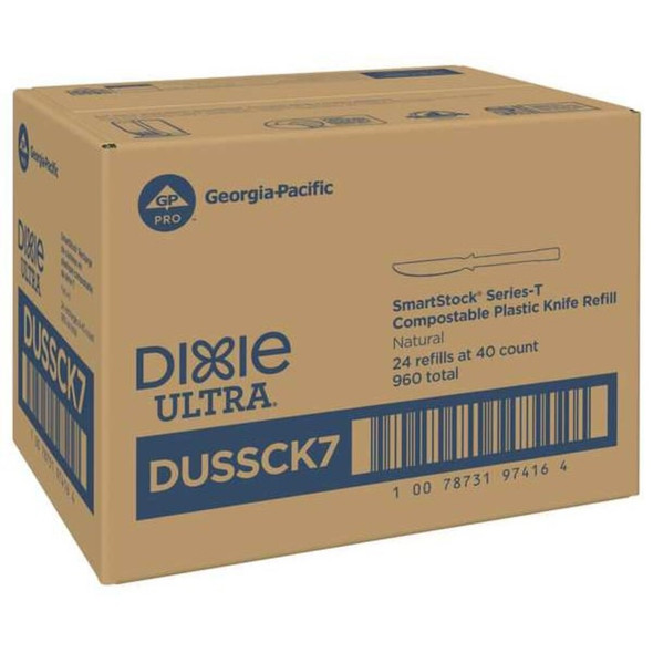 Dixie Knife, Beige, Series T, Med, DUSSCK7, PK960 DUSSCK7