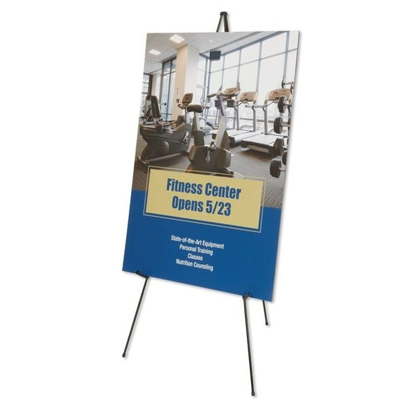 Quartet Portable Folding Easel,63 in.,Black 29E