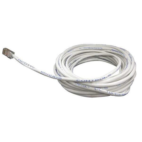 Sensorswitch Patch Cord,Cat 5e,Bootless,White,10 ft. CAT5 10FT J1