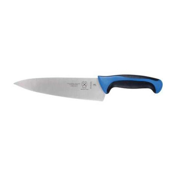 Mercer Cutlery Chefs Knife,8 in Blade,Blue Handle M22608BL