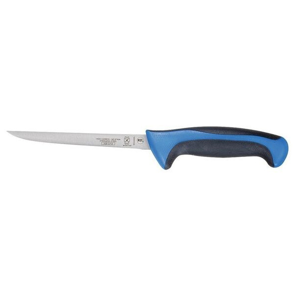 Mercer Cutlery Boning Knife,6 in Blade,Blue Handle M22206BL