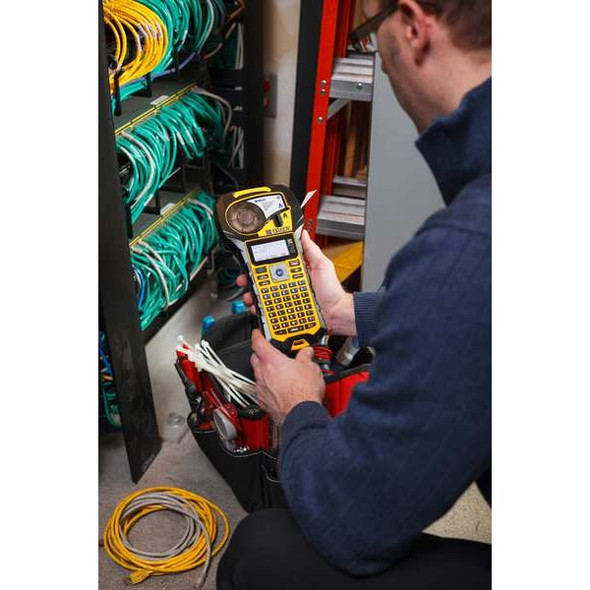 Brady Portable Printer, M210 Series, 3/4" Max Label Width, 203 dpi Printhead Resolution M210