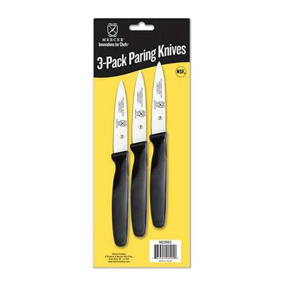 Mercer Cutlery Three-Pack Paring Knife Set M23903