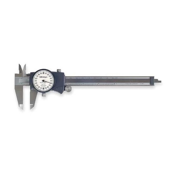 Mitutoyo Dial Caliper,0-6 In,Dial A 505-740J