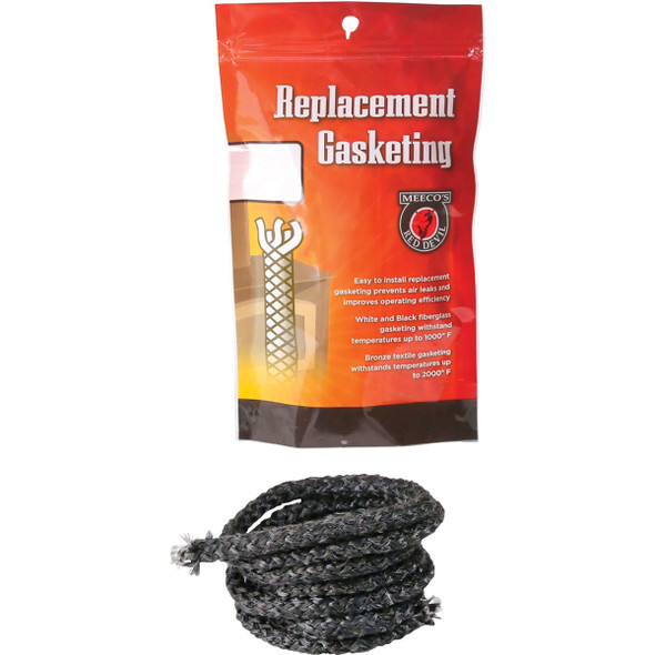 Meeco's Red Devil 7/8 In. x 6 Ft. Black Rope Gasketing 212B