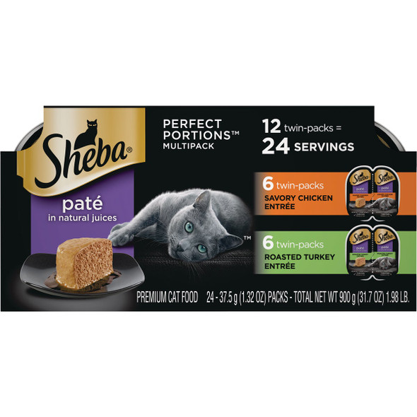 Sheba 12pk 2.6oz Plty Cat Food 798139