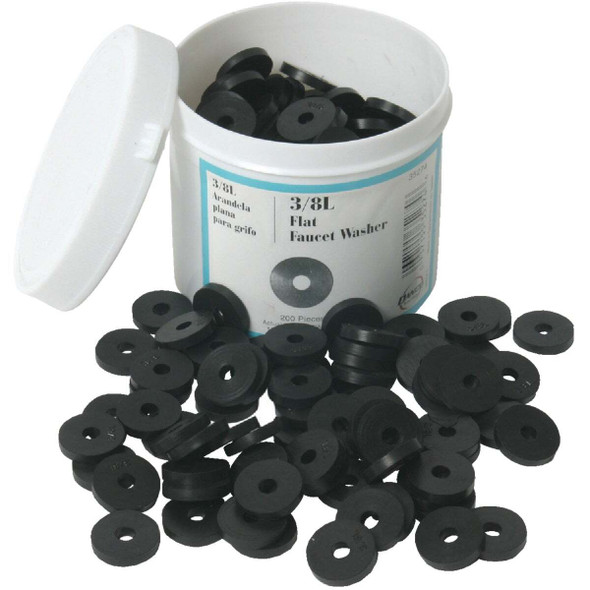 Danco 11/16 In. Black Flat Faucet Washer (200 Ct.) 35274