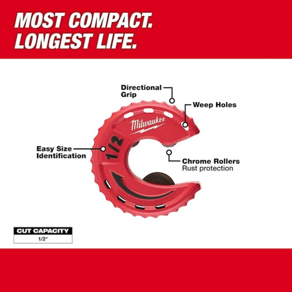 Milwaukee Tool 1-2" Close Quarters Tubing Cutter 48-22-4260