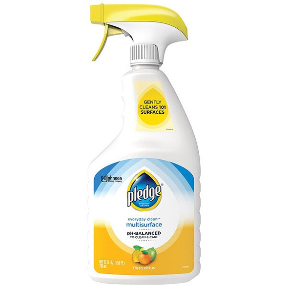 Pledge Multi-Purpose Cleaner, Trigger Spray Bottle, 25 oz, Fresh, 6 PK 336283